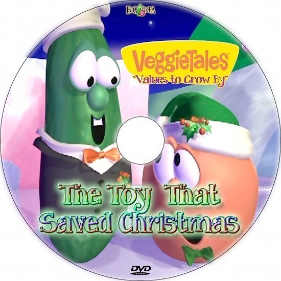 dvd cover The Toy That Saved Christmas (1996) Custom DVD Label