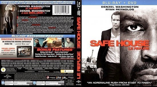 dvd cover Safe House Le Refuge