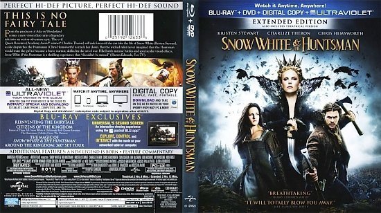 dvd cover Snow White And The Huntsman Unrated