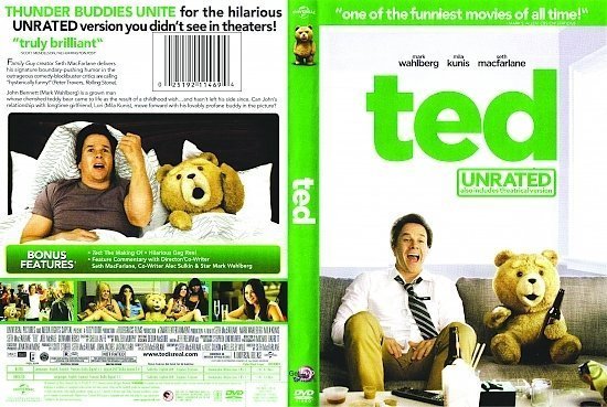 dvd cover Ted UR WS R1 & R0
