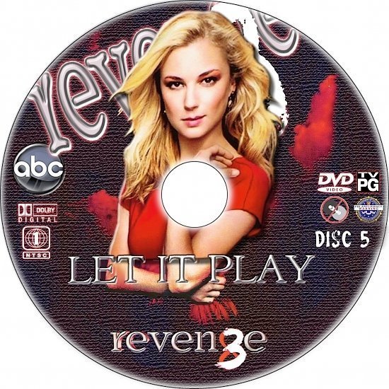 dvd cover Revenge Season 3 R1 Custom DVD Labels
