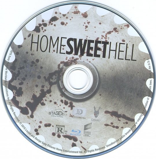 dvd cover Home Sweet Hell Blu-Ray & Label