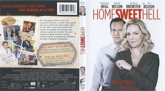 dvd cover Home Sweet Hell Blu-Ray & Label