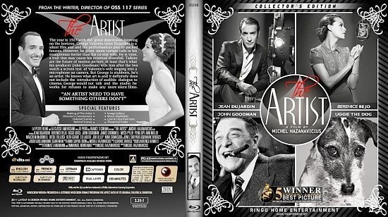 dvd cover Copy of The Artist Blu Ray 2012