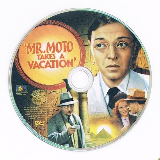 dvd cover Mr. Moto Takes a Vacation (1939) FS R1