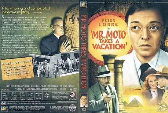 dvd cover Mr. Moto Takes a Vacation (1939) FS R1