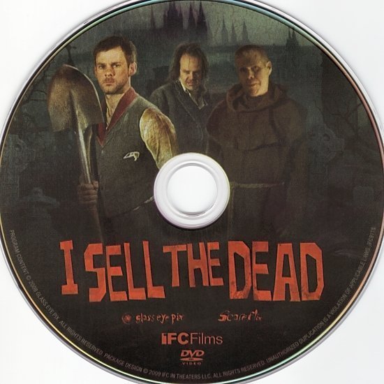 dvd cover I Sell The Dead (2008) R1