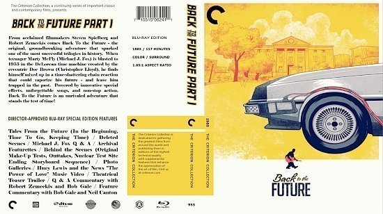 dvd cover Back To The Future 1