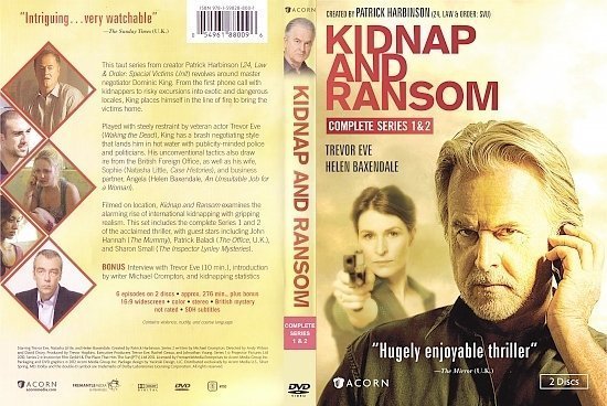 dvd cover Kidnap And Ransom: Complete series R1