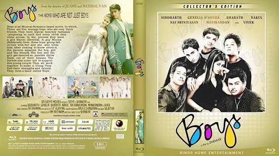 dvd cover Copy of Boys Blu Ray 2012