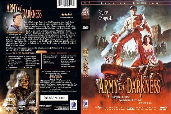 dvd cover Army of Darkness (1992) LE WS R1