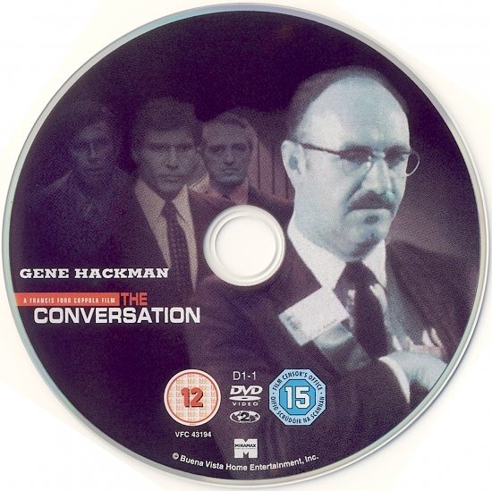 dvd cover The Conversation (1974) R2