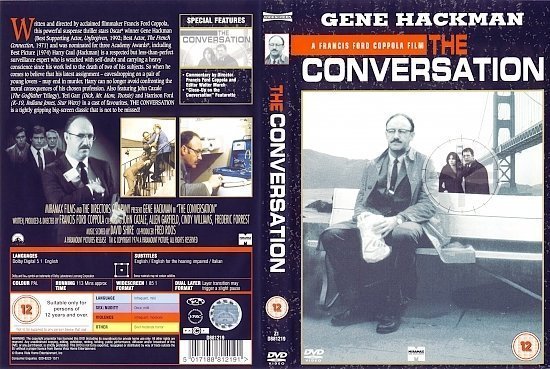 dvd cover The Conversation (1974) R2