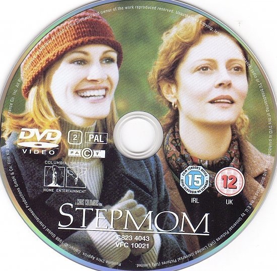 dvd cover Stepmom (1998) R2