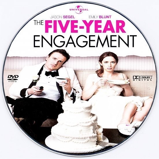 dvd cover The Five Year Engagement R0 Custom DVD Label