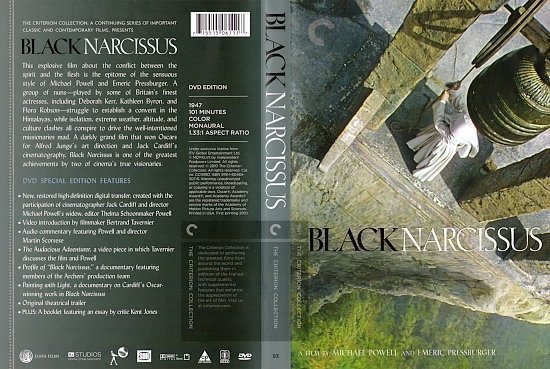 dvd cover Black Narcissus (1947) R1 FS