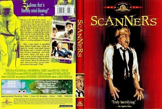 dvd cover Scanners (1981) WS R1