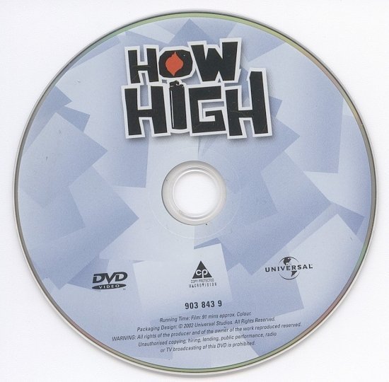 dvd cover How High (2001) WS R1