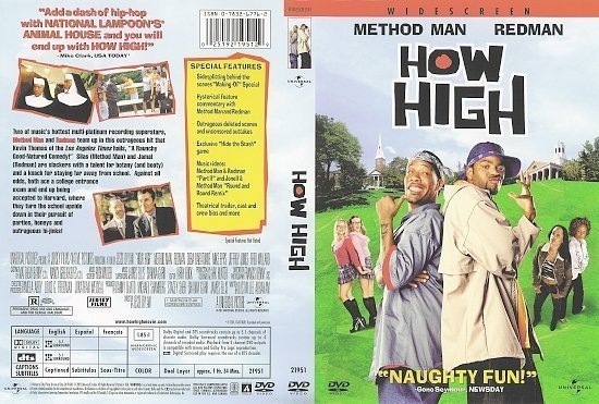 dvd cover How High (2001) WS R1