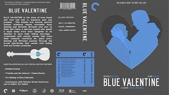 dvd cover Blue Valentine