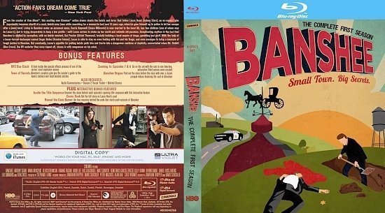 dvd cover Banshee Season 1