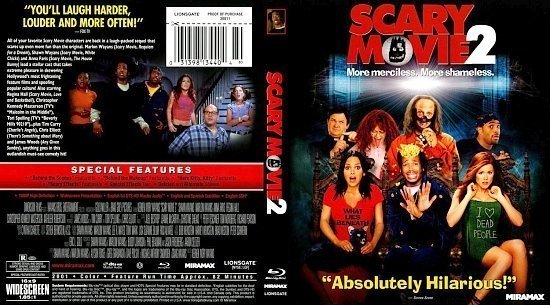 dvd cover Scary Movie 2