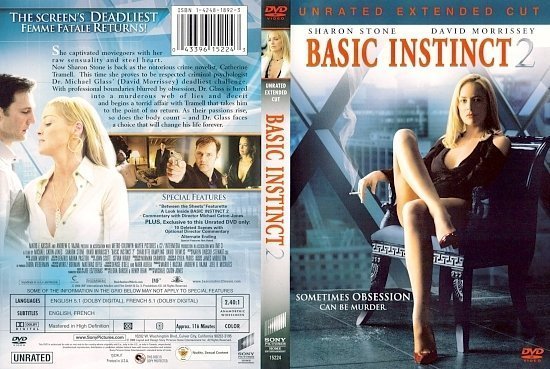 dvd cover Basic Instinct 2 (2006) UR WS R1