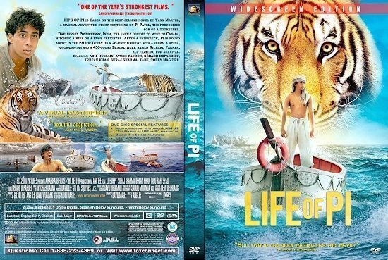 dvd cover Life of Pi R0 Custom Front