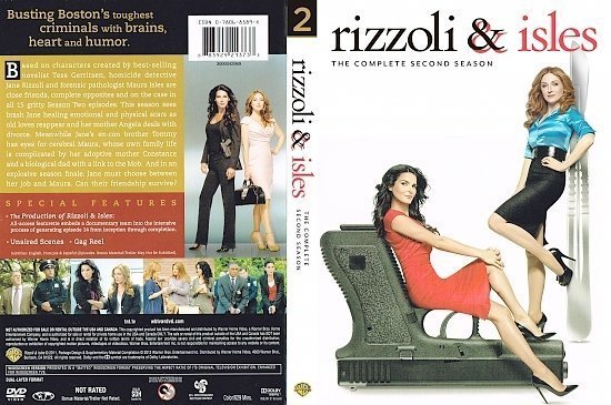 dvd cover Rizzoli & Isles: Season Two (2011) R1 Custom