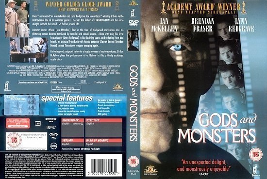 dvd cover Gods And Monsters (1998) WS R2