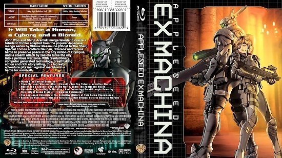 dvd cover Appleseed Ex Machina Bluray f