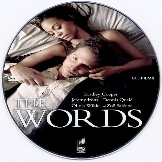 dvd cover The Words R0 Custom DVD Label