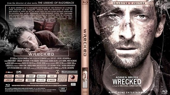 dvd cover Copy of Wrecked Blu Ray 2011