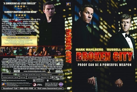 dvd cover Broken City R1 Custom