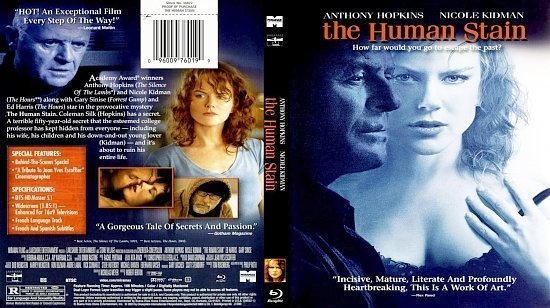 dvd cover The Human Stain