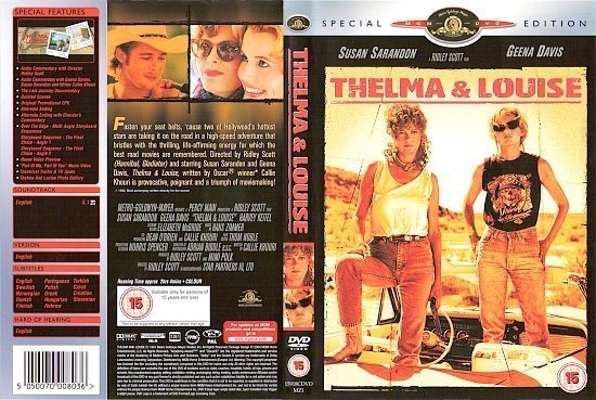 dvd cover Thelma & Louise (1991) R2