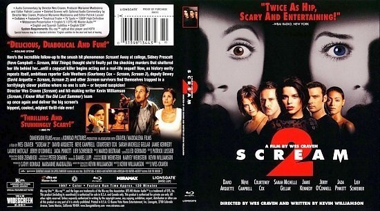 dvd cover Scream 2