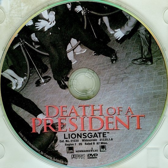 dvd cover Death Of A President (2006) R1