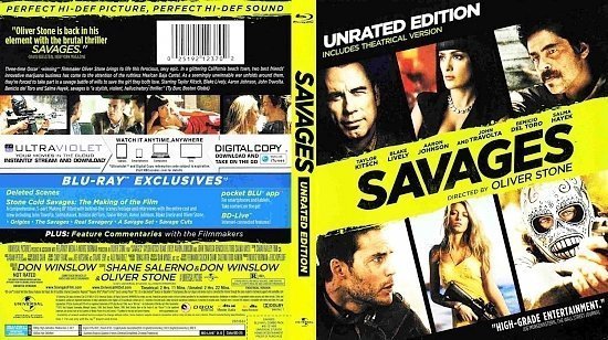 dvd cover Savages