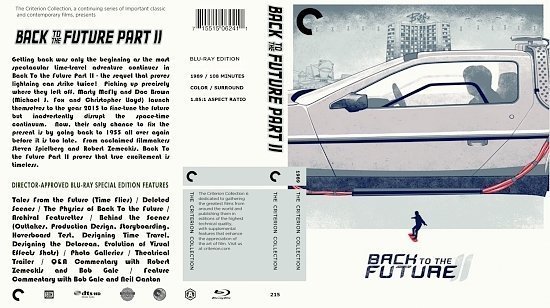 dvd cover Back To The Future 2