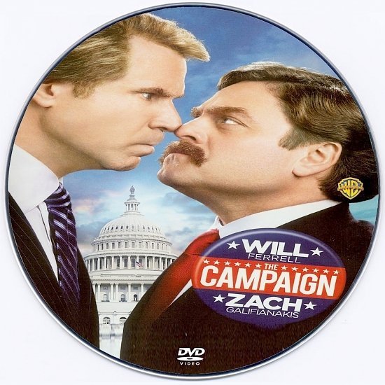 dvd cover The Campaign R0 - CD Label