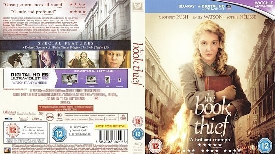 dvd cover The Book Thief