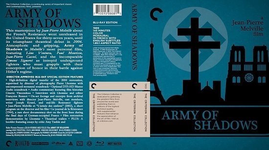 dvd cover Army Of Shadows