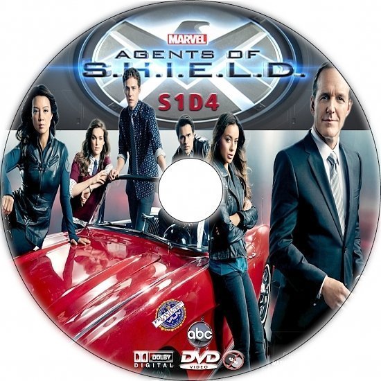 dvd cover Agents of S.H.I.E.L.D. Season One Custom DVD Labels