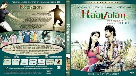 dvd cover Copy of Kaavalan Blu Ray 2012