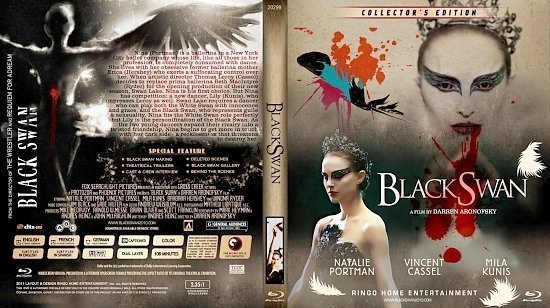 dvd cover Copy of Black Swan Blu Ray 2012