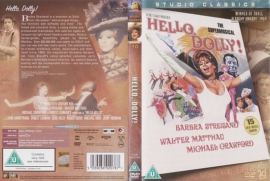 dvd cover Hello, Dolly! (1969) WS R2