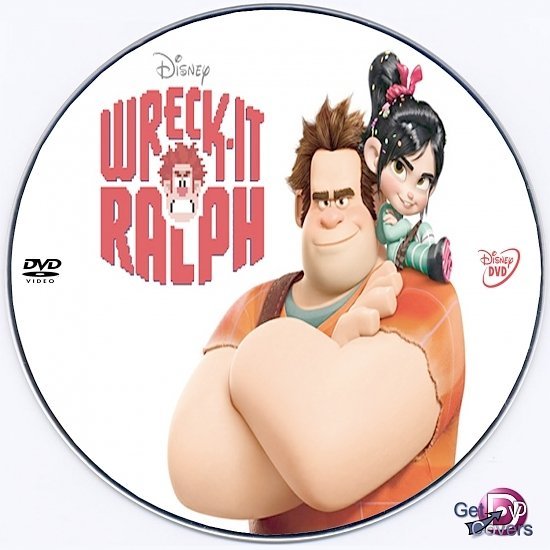dvd cover Wreck-It Ralph R0 Custom DVD label