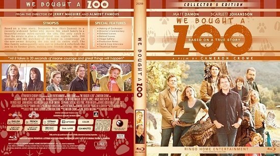 dvd cover Copy of We Bought A Zoo Blu Ray 2012