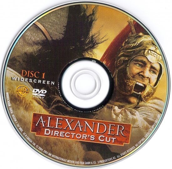dvd cover Alexander (2004) WS SE DC R1